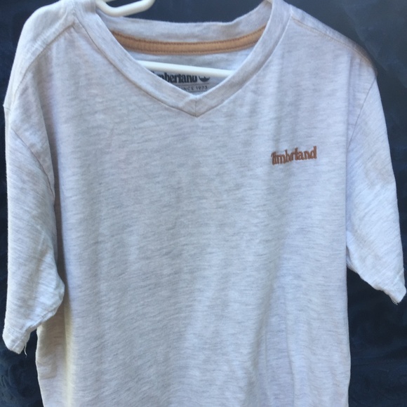 TIMBERLAND Grey Tee Shirt Youth M Medium 10 12 - Picture 6 of 6